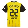 Conjunto (Camiseta+Pantalón Corto) Borussia Dortmund Maatsen 22 Primera Equipación 2024-25 - Niño